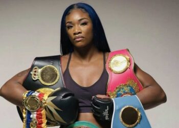 Claressa Shields is the first person ever - male or female - to  become an undisputed champion in two weight classes.