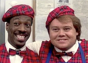 white Coming 2 America Eddie Murphy Arsenio Hall Louie Anderson Paramount Studios Jimmy Kimmel