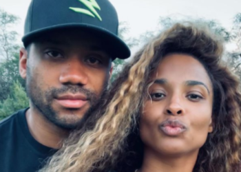 Russell Wilson, Ciara, Stevie Wonder, Wilson
