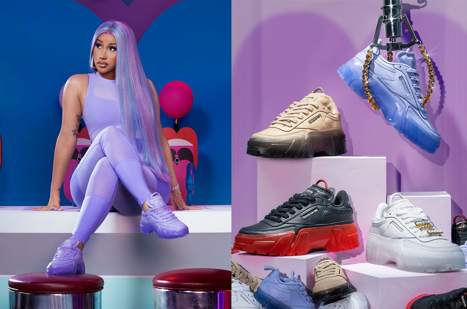 cardi b reebok collection