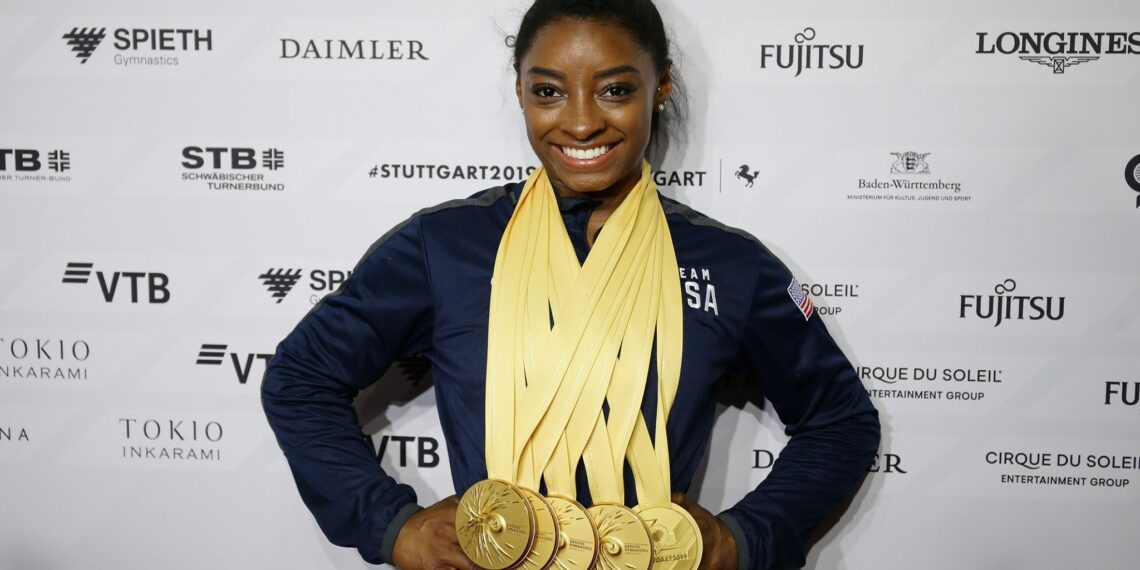 SImone Biles, gymnast, Yurchenko, win