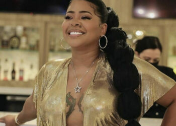 Chrissy Lampkin, 50th, celebration, Jim Jones, Fannie Schiavoni, diamonds, happy birthday, gold dress, Jim Jones