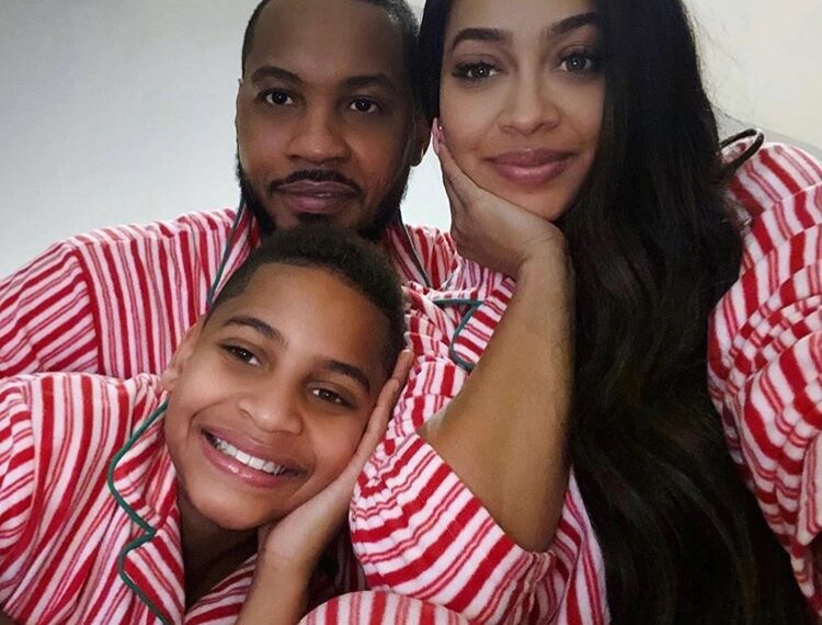 lala, anthony, shows, carmelo, anthony, fathers, day, love, despite, divorce