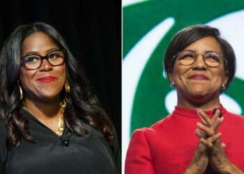 fortune, 500, features, two, black, ceos, rosalind, roz, brewer, thasunda, brown, duckett, first, time