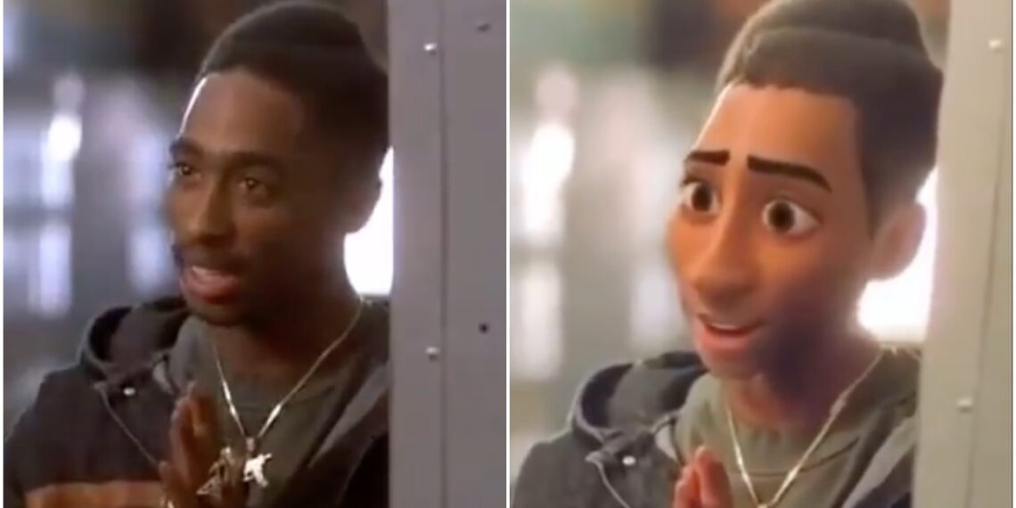Tupac Shakur Pixar Juice remake animated