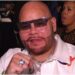 Fat Joe painted on beard Mayweather vs Paul fight fake beard