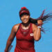 Naomi Osaka, Tennis, Player, Olympics, Tokyo Games, Win, Press, Red and White, Box Braids
