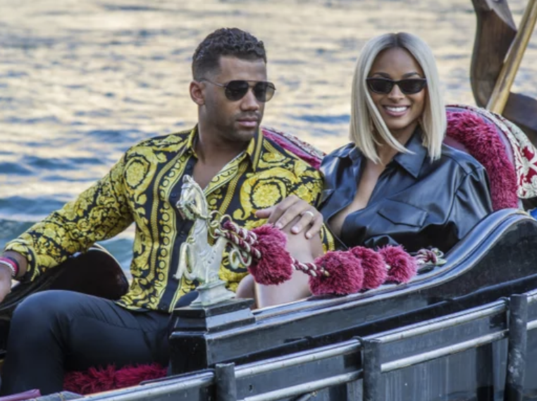 Ciara, Wilson, Russell, Married, Anniversary, Couple, Fifth, Italy, Venice