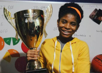 Avant-garde, Zaila Avant-garde, spelling bee, 14-year-old, dribble, basketball