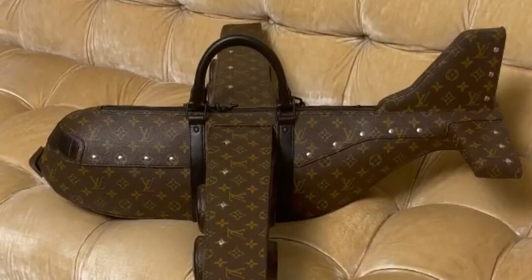 Virgil Abloh, Marjorie Harvey, Louis Vuitton, Bag, Gift, Airplane