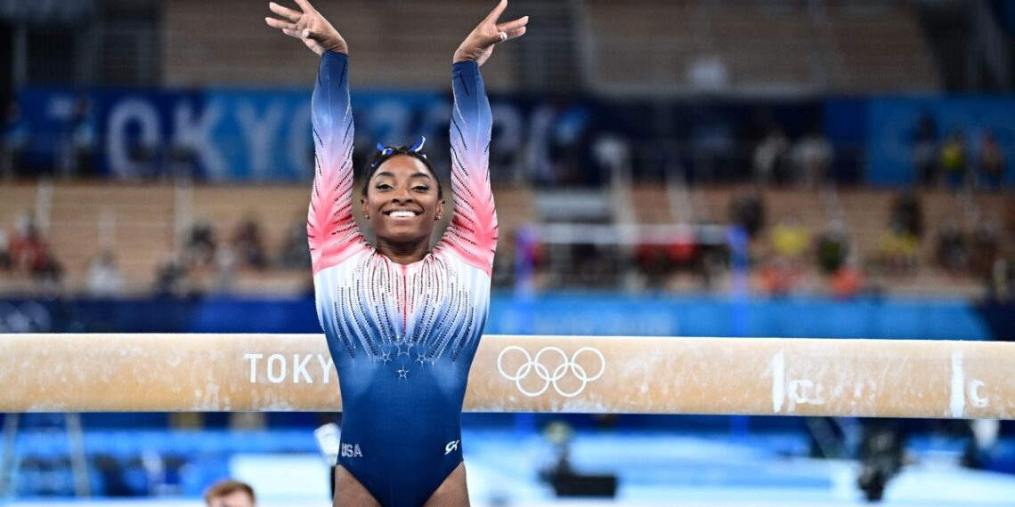 Olympic beam Simone Biles