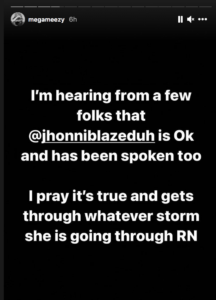 Jhonni Blaze, Mega Meezy, mental health, LHHNY,