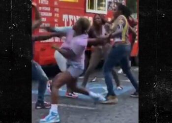 WNBA. Williams, Bradford, fight, food truck