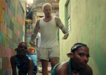 J Balvin, apology, Perra, music video, leash, Tokischa