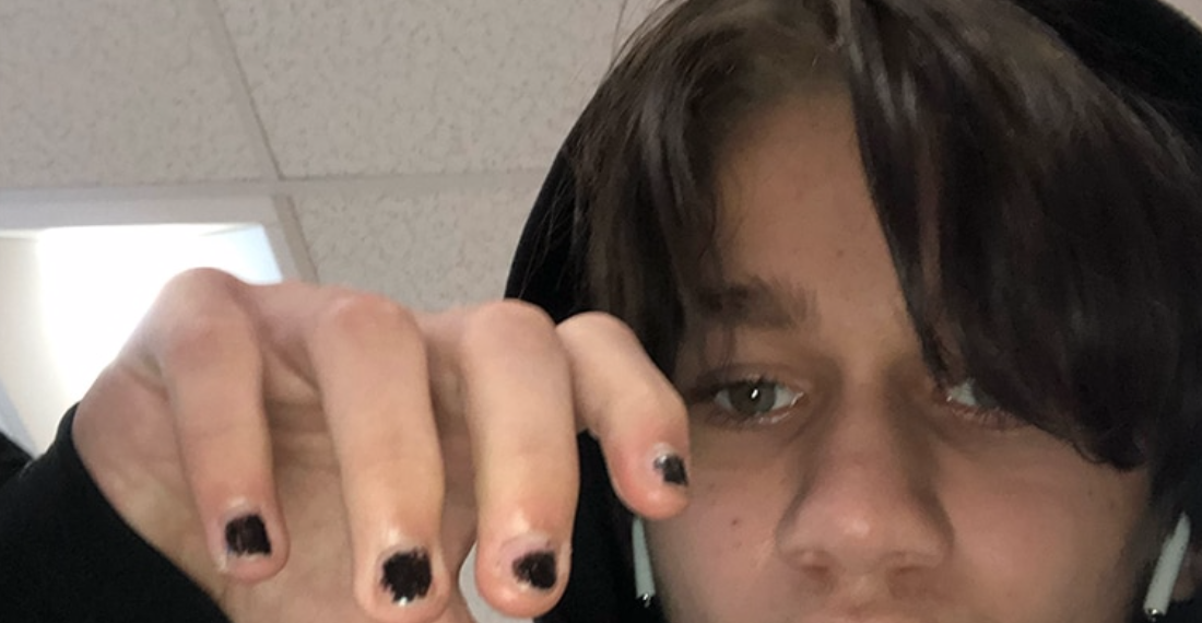 Floyd Mayweather, Boy, Teen, Nails, Painted, Fan, Photo