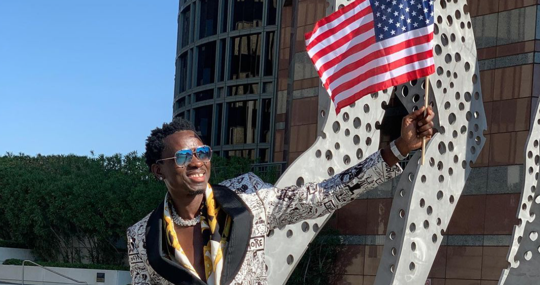 Michael Blackson, U.S. Citizen, Green Card, Celebrates