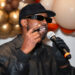 Rapper, Kanye West, Kim Kardashian, Marriage, Los Angeles, Skid Row, Thanksgiving.