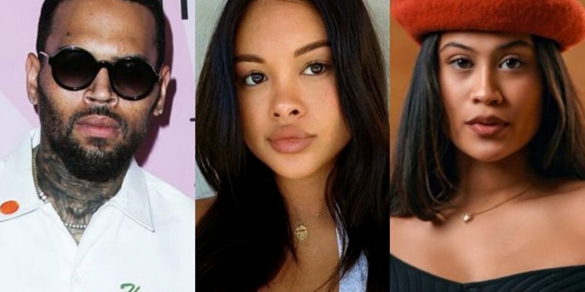 chris, browns, ex, ammika, harris, pissed, hes, expecting, third, child
