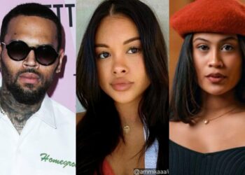 chris, browns, ex, ammika, harris, pissed, hes, expecting, third, child