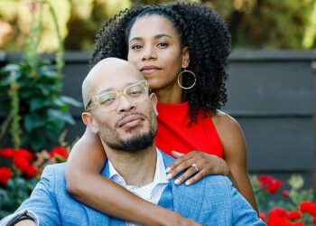 Kelly McCreary, Pete Chatmon, Baby Indigo, Grey's Anatomy, ABC, Motherhood, New Mother, Married, Couple.