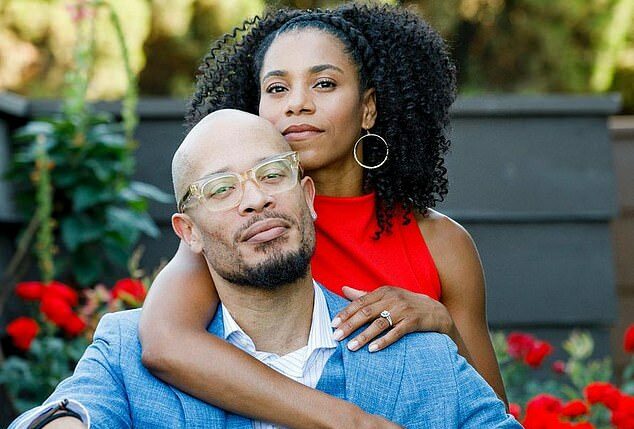 Kelly McCreary, Pete Chatmon, Baby Indigo, Grey's Anatomy, ABC, Motherhood, New Mother, Married, Couple.
