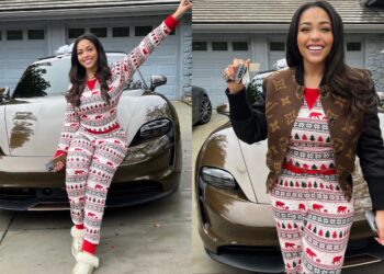 Jordyn Woods, Karl-Anthony Towns, Minnesota Timberwolves, NBA, Player, Christmas, gift, Prsche, Louis Vuitton, Jacket, Covid-19.