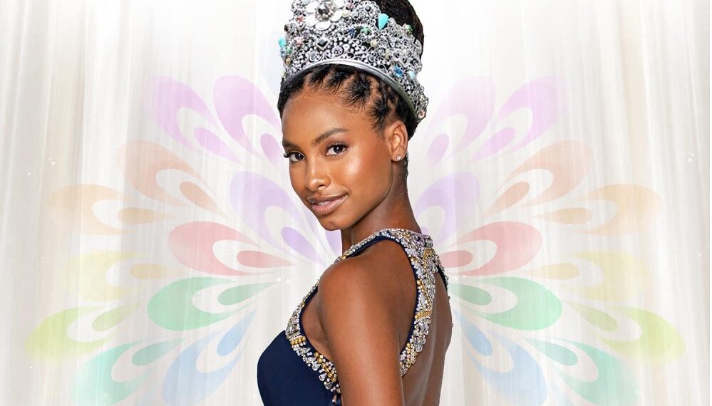 black, belizean, woman, crowned, miss, earth, 2021