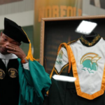Williams, Pharrell Williams, Norfolk State University, commencement, honorary doctorate, marching band