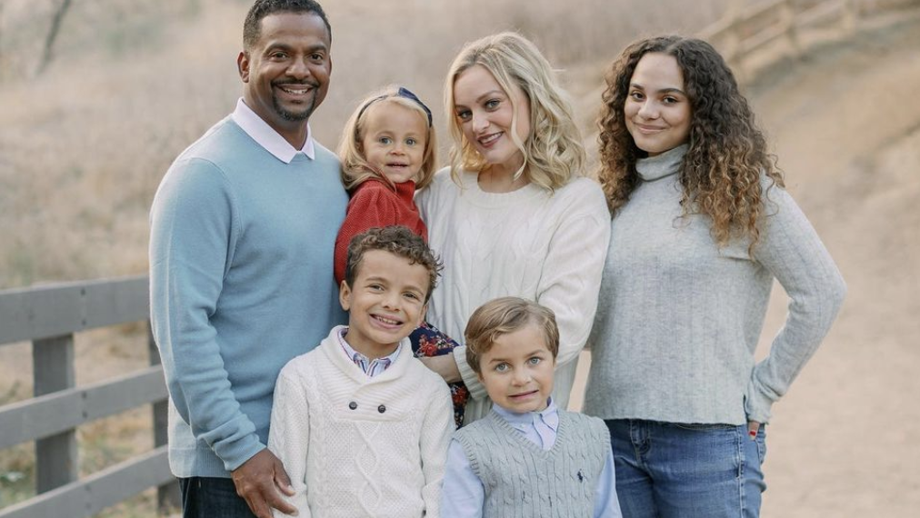 Alfonso Ribeiro family Instagram Christmas, interracial, Sienna, family