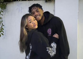Sunisa Lee and Jaylin Smith