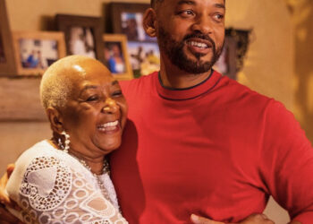 Will Smith with Caroline Bright
