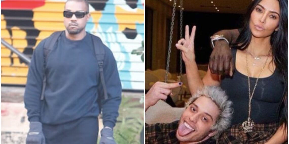 Kanye West Pete Davidson Kim Kardashian