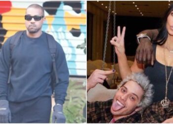 Kanye West Pete Davidson Kim Kardashian