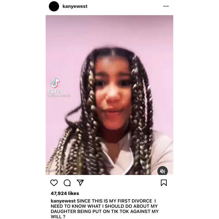Kanye West, Kim Kardashian, North, Tik Tok.