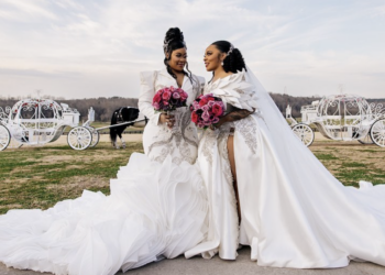 Jesseca Dupart, Da Brat, newlyweds, wedding, Ese Azenabor