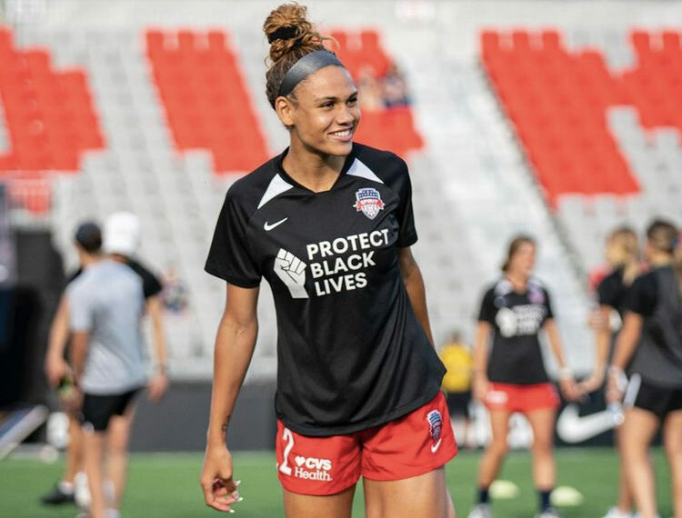 NWSL Soccer player and Dennis Rodman's daughter Trinity Rodman