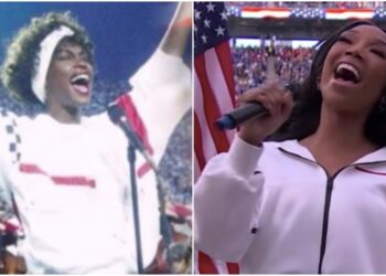 Whitney Houston Brandy The Star Spangled Banner