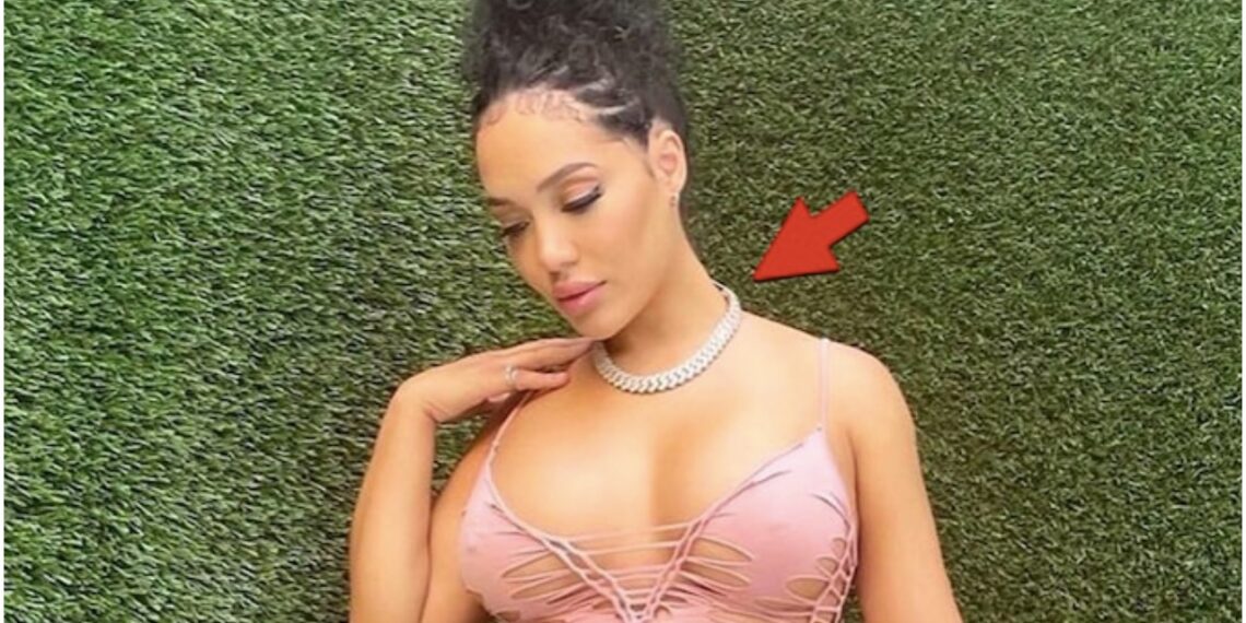 Tricia Ana face slashed Hollywood Hills necklace