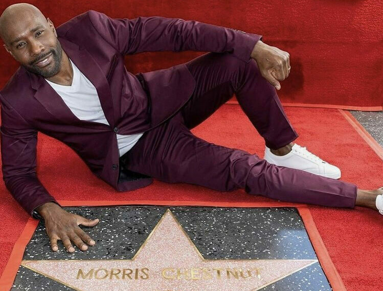 NAACP award actor Morris Chestnut Hollywood Walk Of Fame Los Angeles California