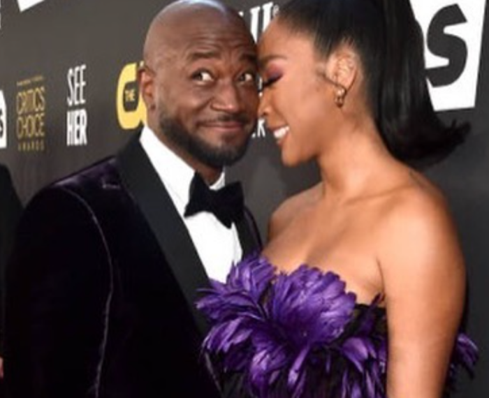 Taye Diggs, Apryl Jones, date night, couple, actress, actor, Critics Choice Awards, event