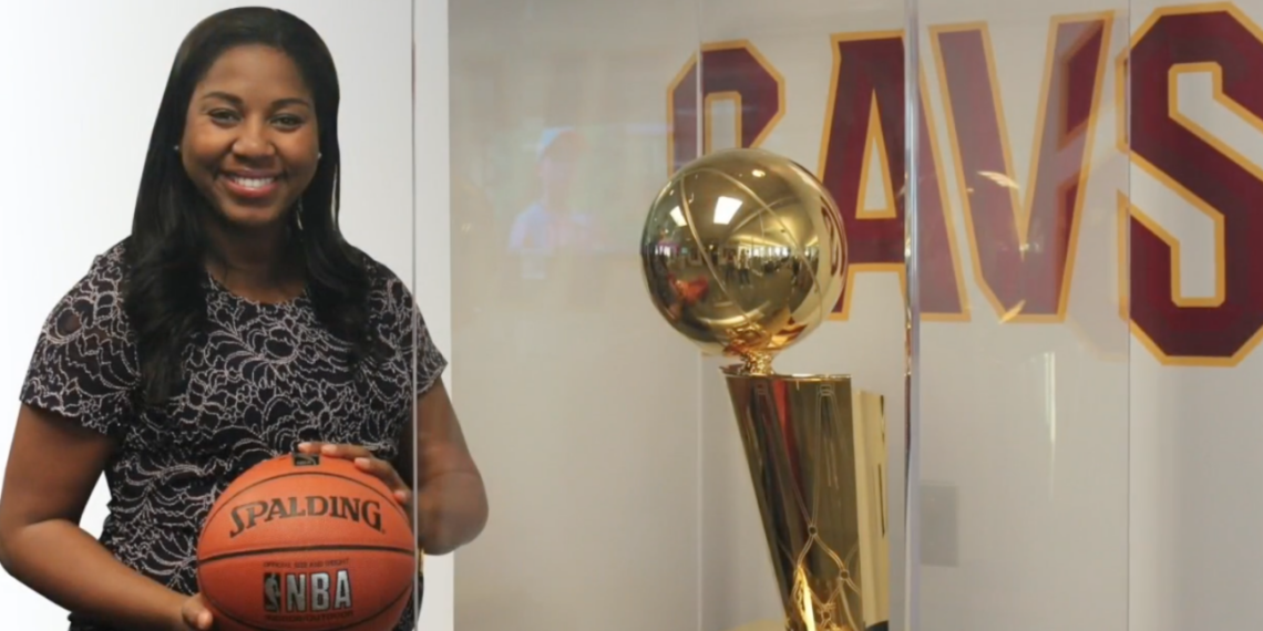 Shelly Cayette-Watson, Cleveland Cavaliers, Executive, Vice President, Commercial Chair Officer, Breaking, Barriers, First Black Woman, NBA.