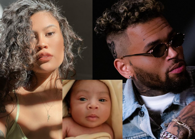 3, child, Chris Brown, father, mother, daughter, Symphani, Diamond,