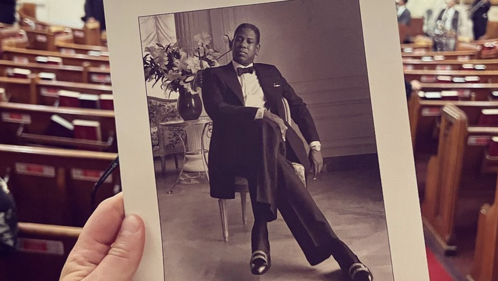 Naomi Campbell Kimora Lee Simmons fashion journalist Andre Leon Talley funeral The Abyssinian Baptist Church Harlem New York