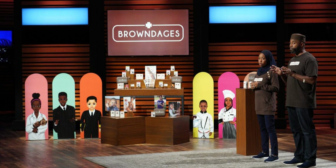 $100k, deal, Shark, Tank, Black, owned, Browndages, bandages
