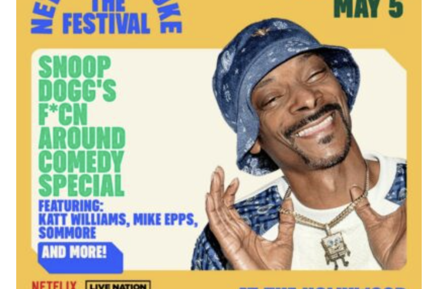 Snoop Dogg, Rapper, Comedy Special, F*cn Around, Netflix, Comedy, Festival, Netflix Is A Joke, Los Angeles, California, Hollywood Palladium.