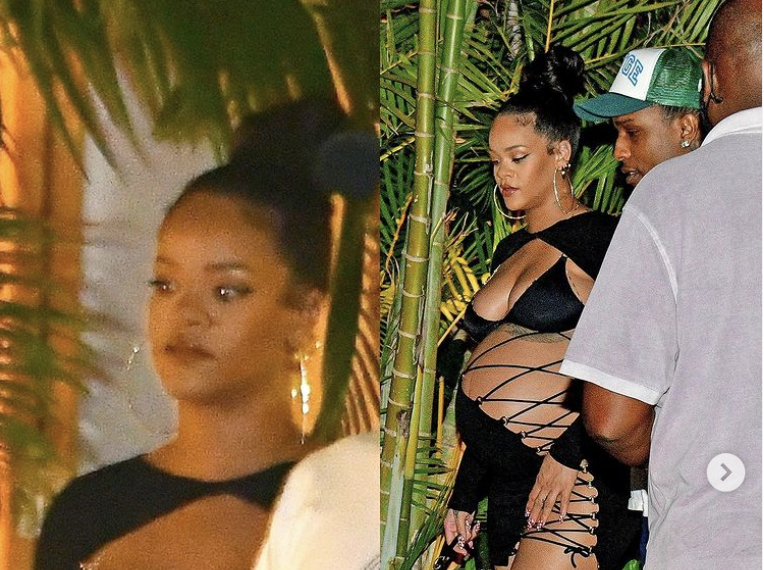 Rihanna, A$AP Rocky, Barbados, Grantly Adams International Airport, Cheating, Rumors, Shoe Designer, Amina Muaddi, Fashion Blogger, Louis Pisano Statement, Twitter, Apology.