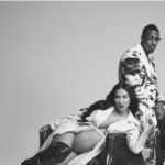 Bri Tiesi, Pregnant, Baby Bump, Happy Easter, Red lipstick, Nick Cannon, Easter Bunny, Costume, Maternity, Photoshoot, Instagram.