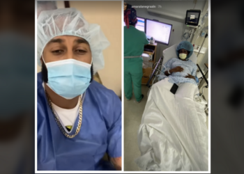 Amara La Negra, Allan Mueses, father, twins, daughters, birth, Dominican,