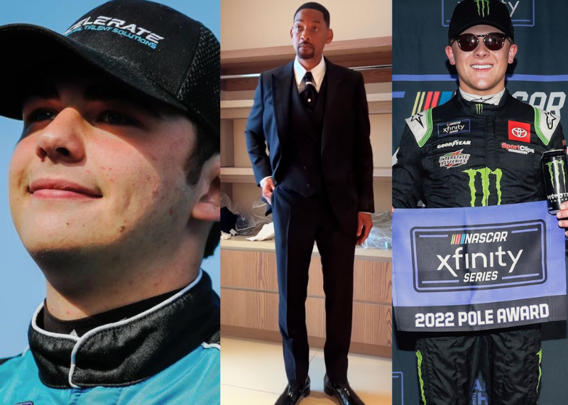 Will, Smith, NASCAR, fight, Ty, Gibbs, Sam, Mayer,
