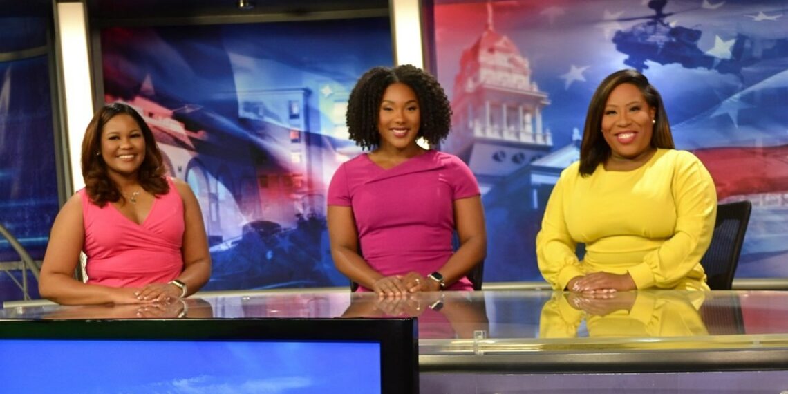 first all-Black all-female news anchor team, Jasmin, Caldwell, Taheshah, Moise, Ashley, Carter, KCEN, Texas